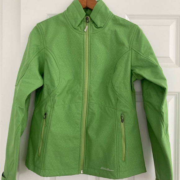 💨 Eddie Bauer Windfoil Elite Flexion Jacket Kiwi M - Picture 2 of 14